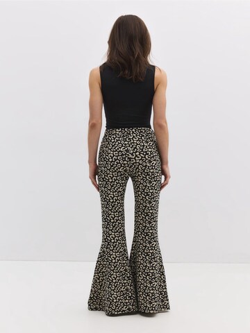 No Matter What Flared Broek in Zwart