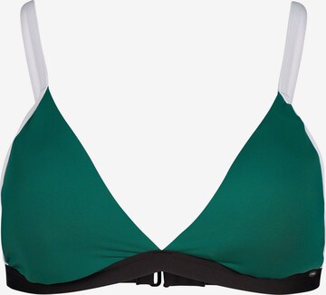 Skiny Triangle Bikini Top in Green: front
