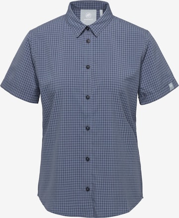 MAMMUT Funktionsbluse 'Aada' in Blau: Vorderseite