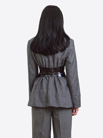 Haute Cuir Belt 'Rounded Hourglass Corset Belt' in Black
