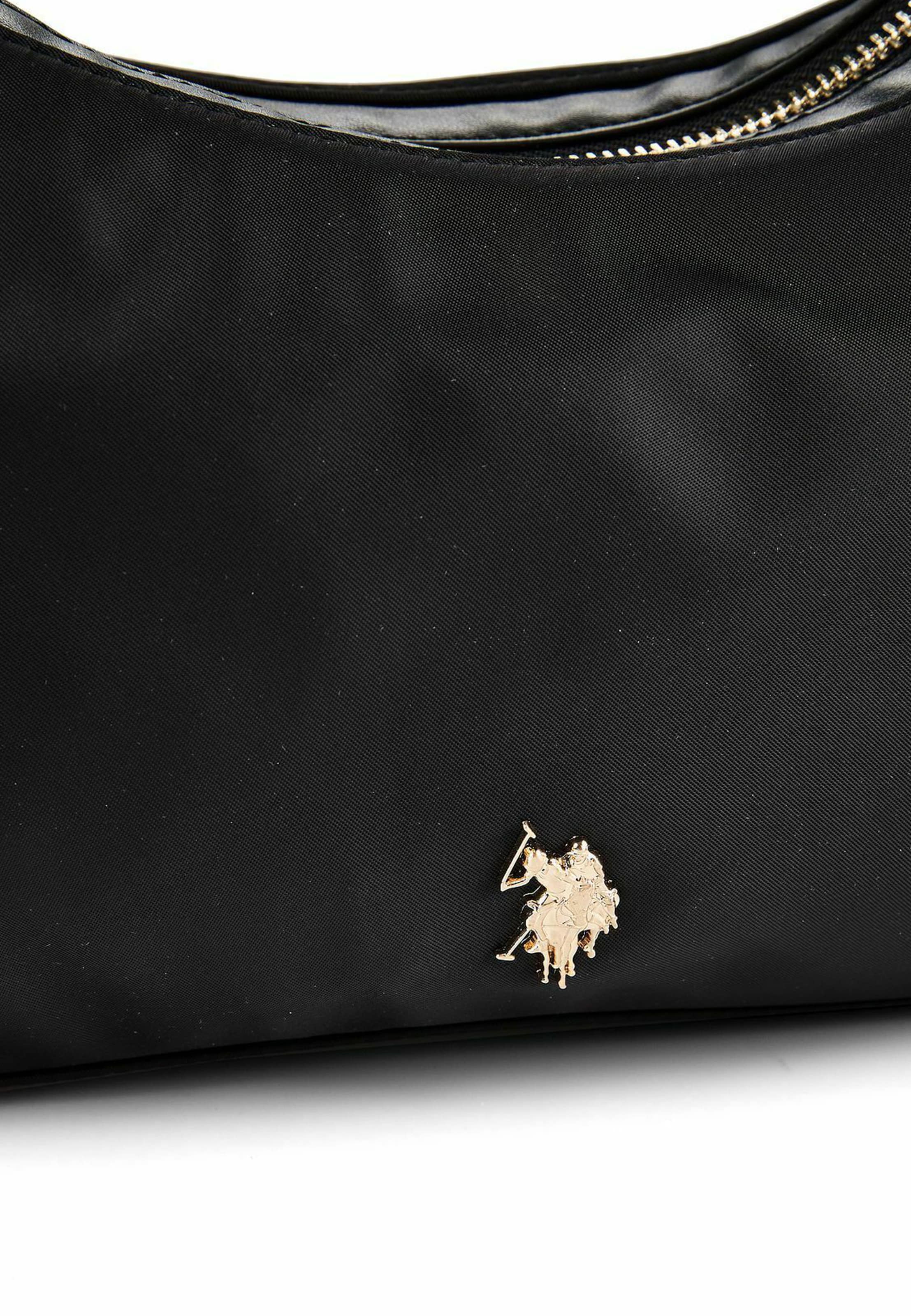 juoda U.S. POLO ASSN. Rankinė ant peties 'HOUSTON'