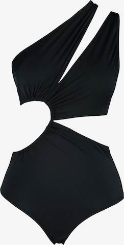 Maillot de bain Trendyol en noir : devant