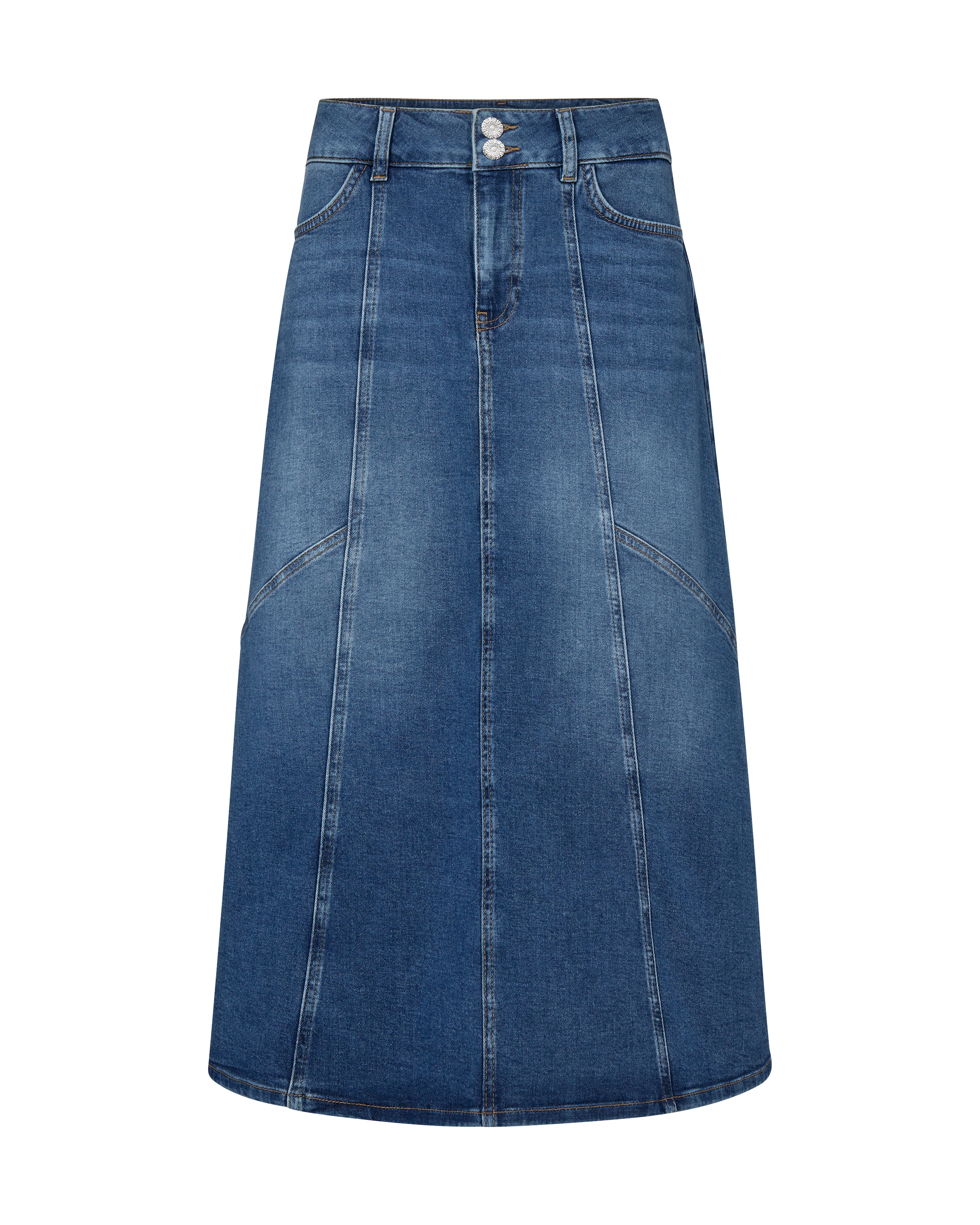 Fustă de la MOS MOSH pe albastru: față