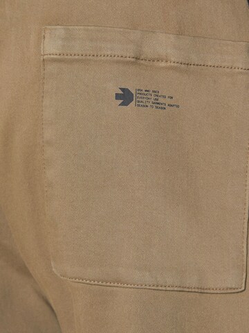 Bershka Tapered Cargo nadrágok - bézs