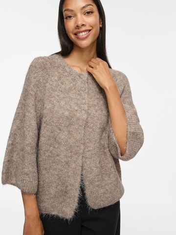 VILA Cardigan 'BOWS' i beige