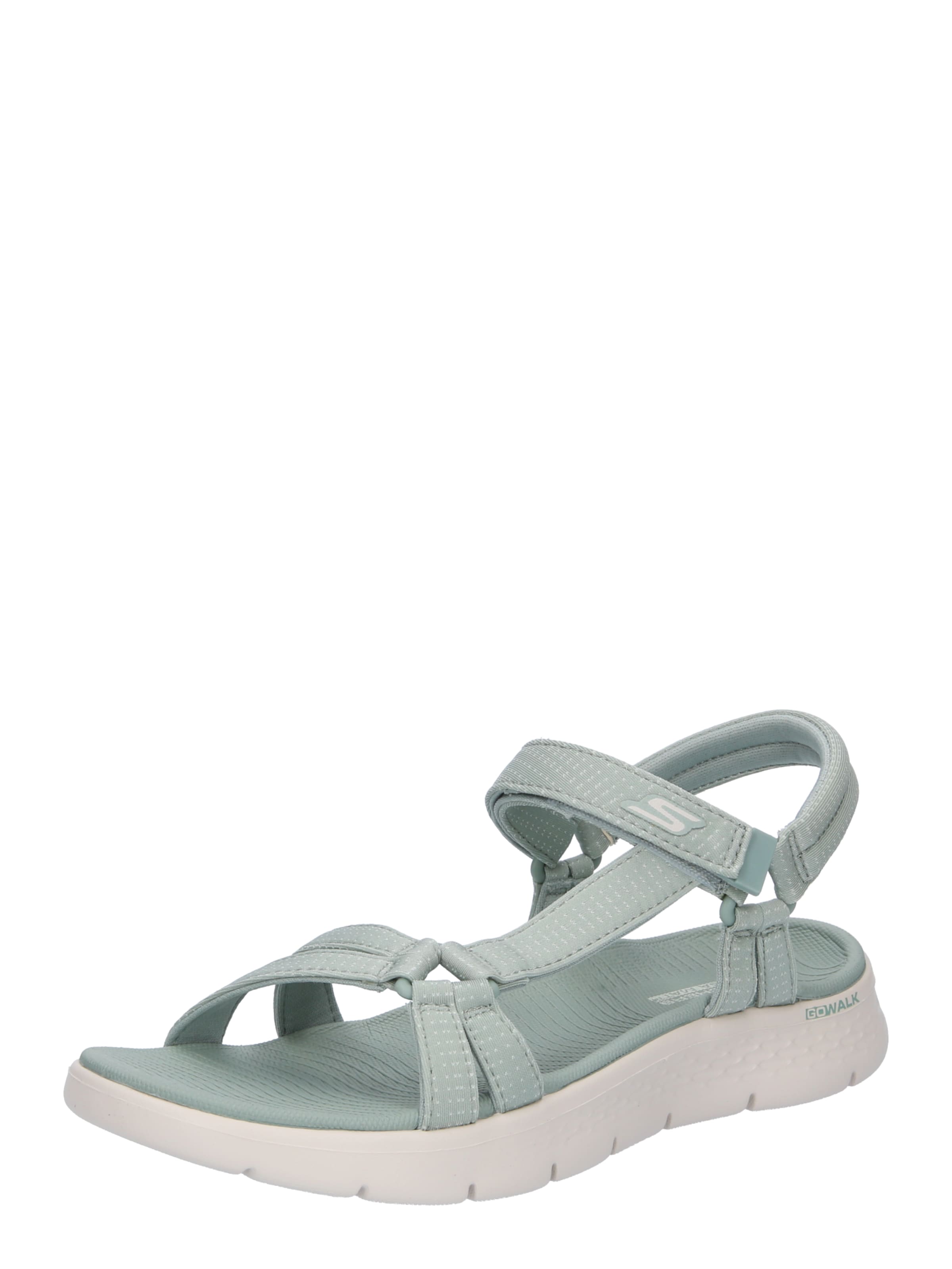 SKECHERS Sandal 'Go Walk Flex - Sublime-X' in Green: front