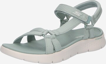 Sandalo 'Go Walk Flex - Sublime-X' di SKECHERS in verde: frontale