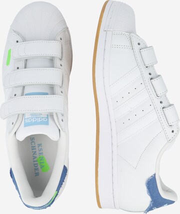 ADIDAS ORIGINALS Sneaker low 'Superstar X Kseniaschnaider' i hvid