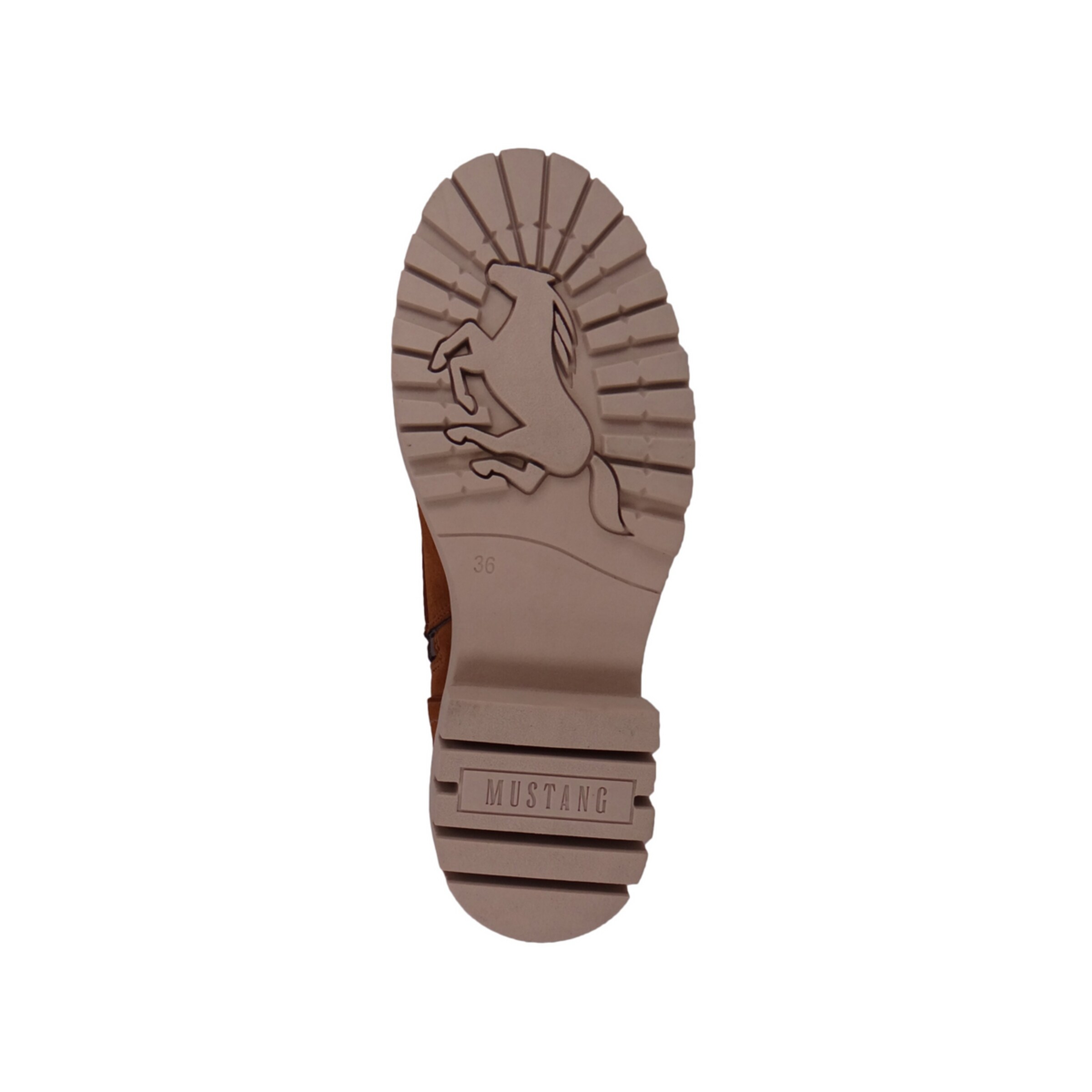 MUSTANG Lace-up bootie in Brown