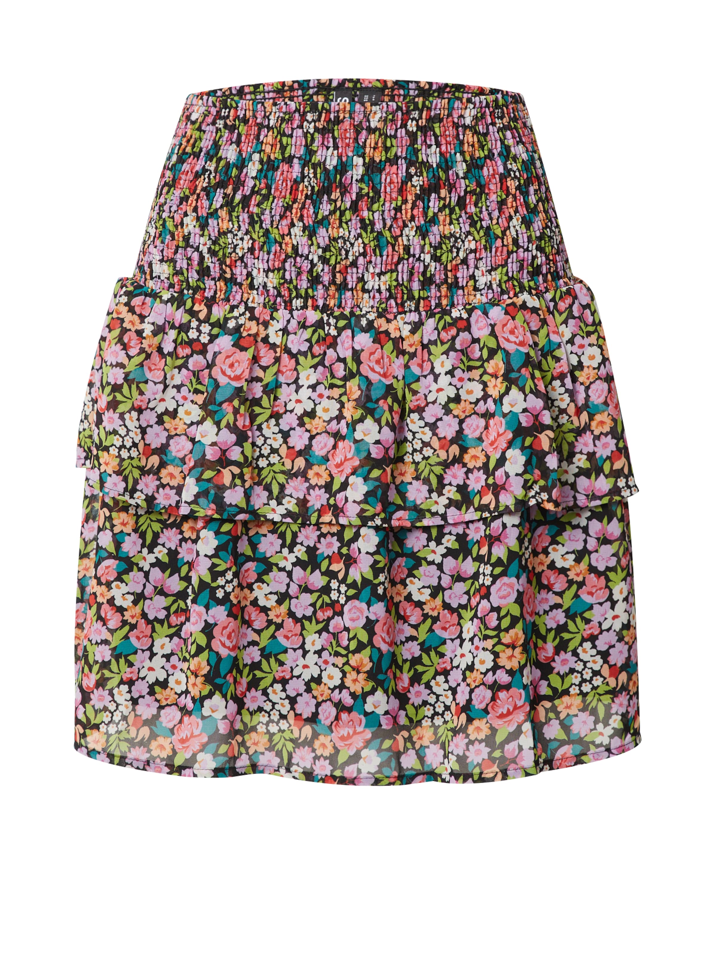 PIECES Skirt 'LEON' in Light green / Orange / Rose / Black, Item view