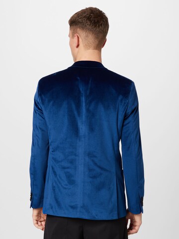 Karl Lagerfeld - Slim Fit Jaqueta 'FORTUNE' em azul