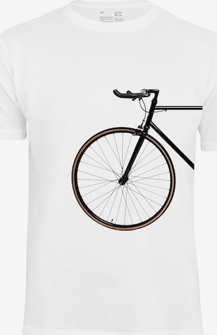 Cotton Prime T-Shirt 'Bike Lover' in Weiß: Vorderseite