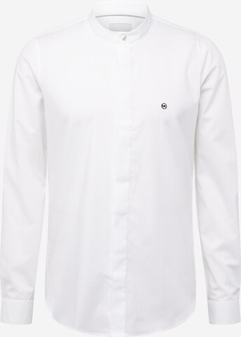 Coupe slim Chemise 'NOS' Michael Kors en blanc : devant