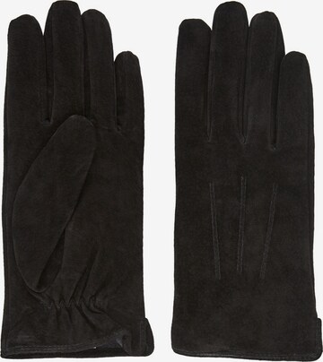 PIECES Full Finger Gloves 'Nellie' in Black