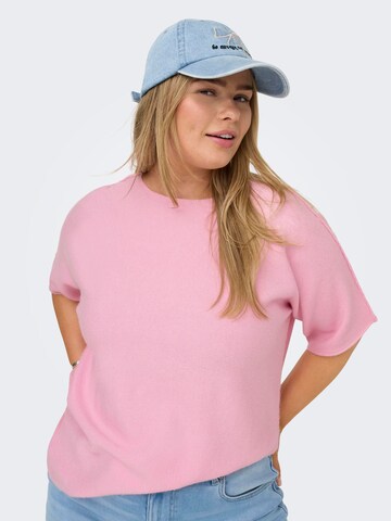 ONLY Carmakoma Sweater 'CARMargareta' in Pink