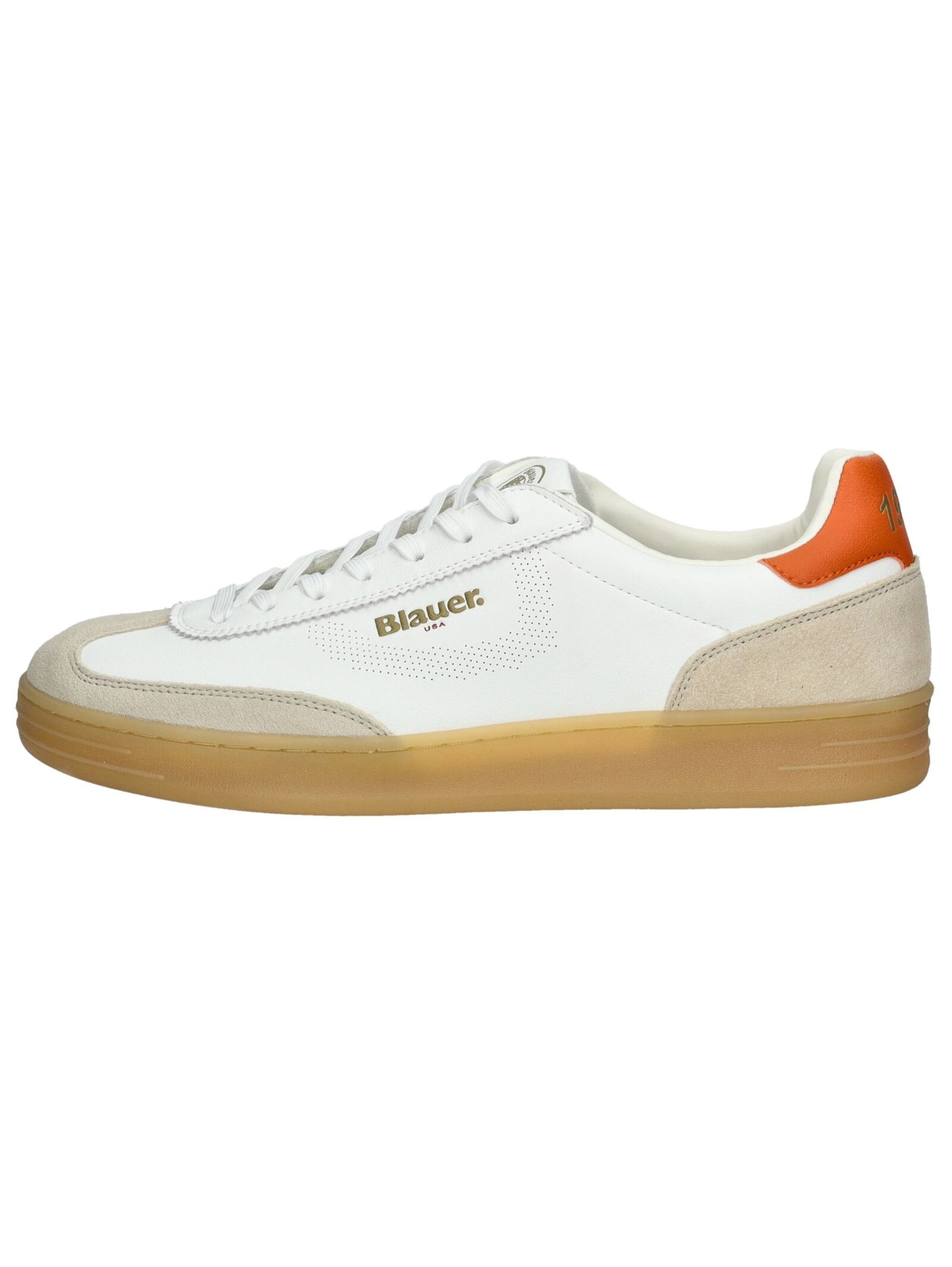 Baskets basses Blauer.USA en blanc