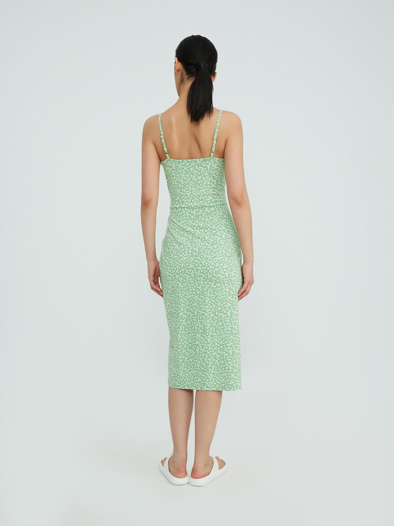 EDITED Producten Jurk 'Maxine' Lichtgroen