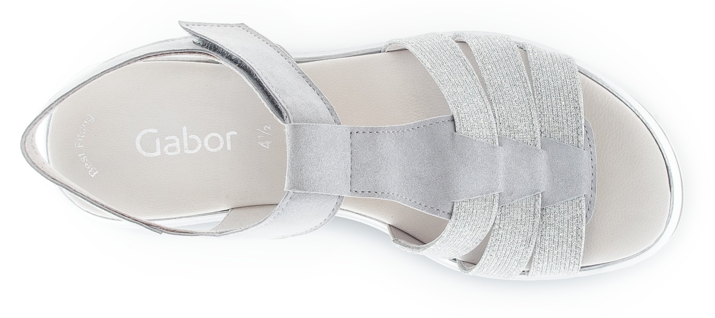 GABOR Sandale in Grau