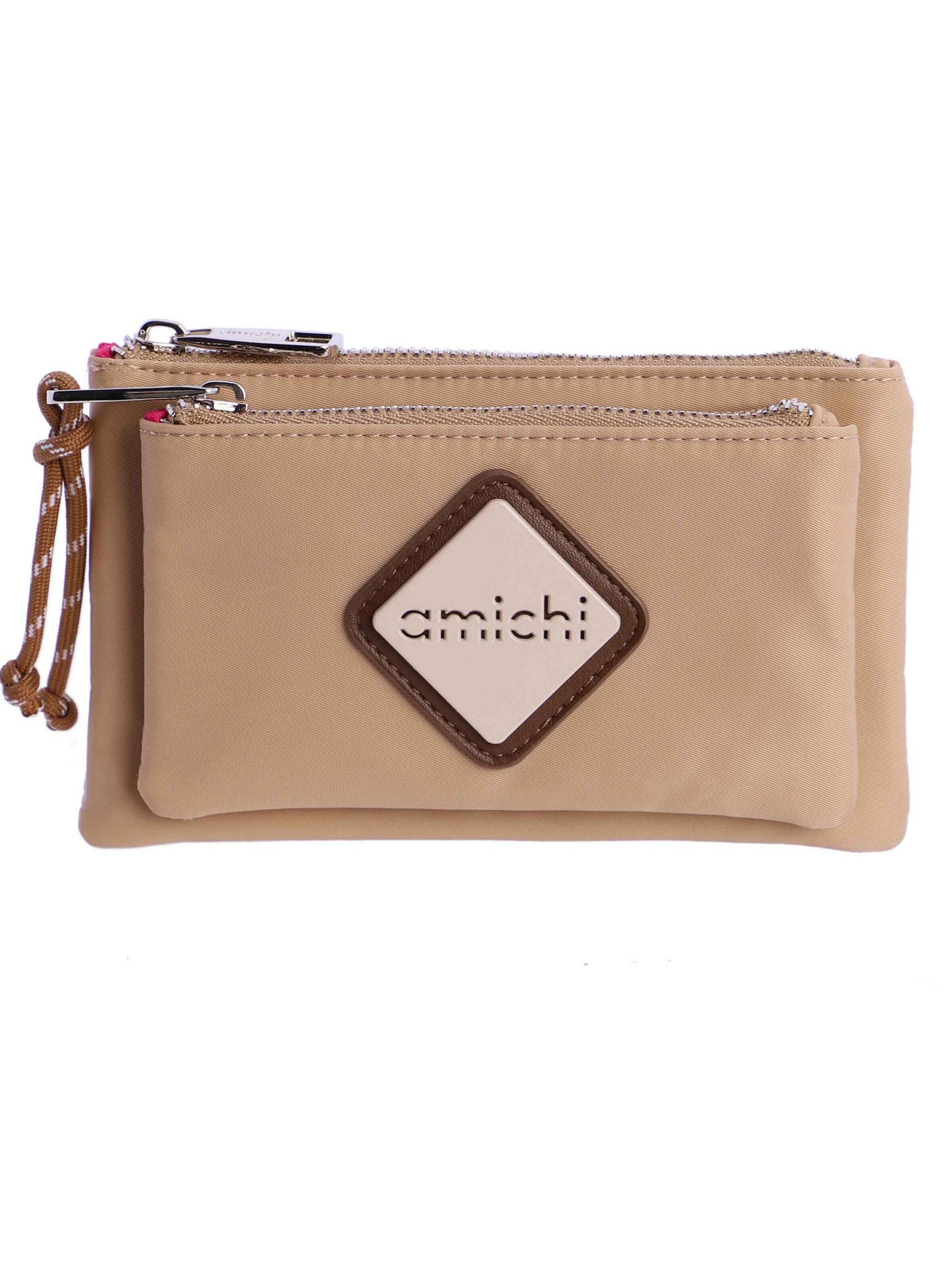 Amichi - Cartera en beige: frente