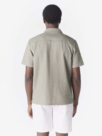 KOROSHI Rovný strih Košeľa - Zelená