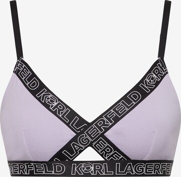 Soutien-gorge 'Ikonik 2.0' Karl Lagerfeld en violet : devant