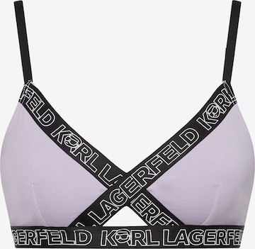 Karl Lagerfeld - Sujetador triángulo Sujetador 'Ikonik 2.0' en lila: frente