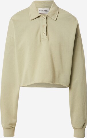 A LOT LESS Sweatshirt 'Leona' in Groen: voorkant