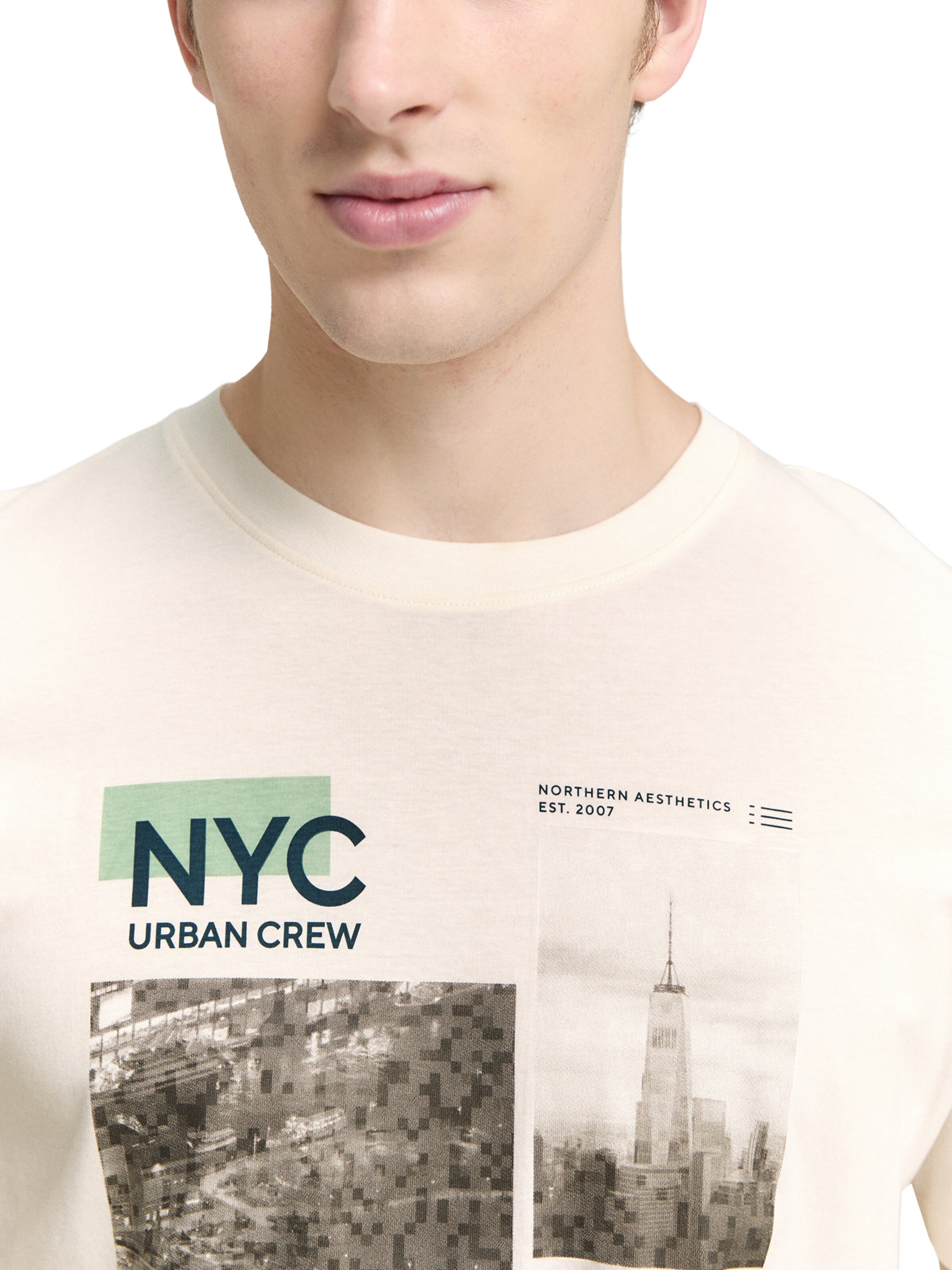 TOM TAILOR DENIM Shirt in White