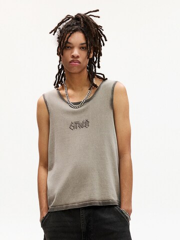 Maglietta 'STWD' di Pull&Bear in grigio: frontale