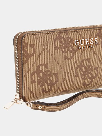 GUESS Portemonnee 'ELIETTE' in Beige