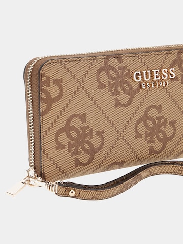 GUESS Wallet 'ELIETTE' in Beige