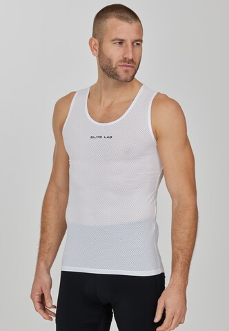 ELITE LAB Performance Shirt 'Bike Elite X1' in White: front