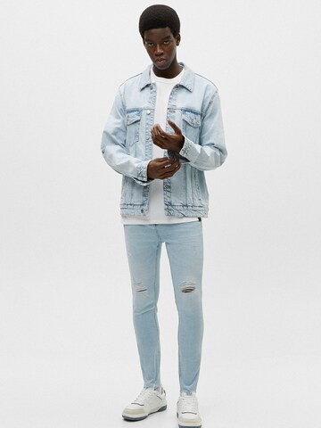 Regular Jean Pull&Bear en bleu : devant