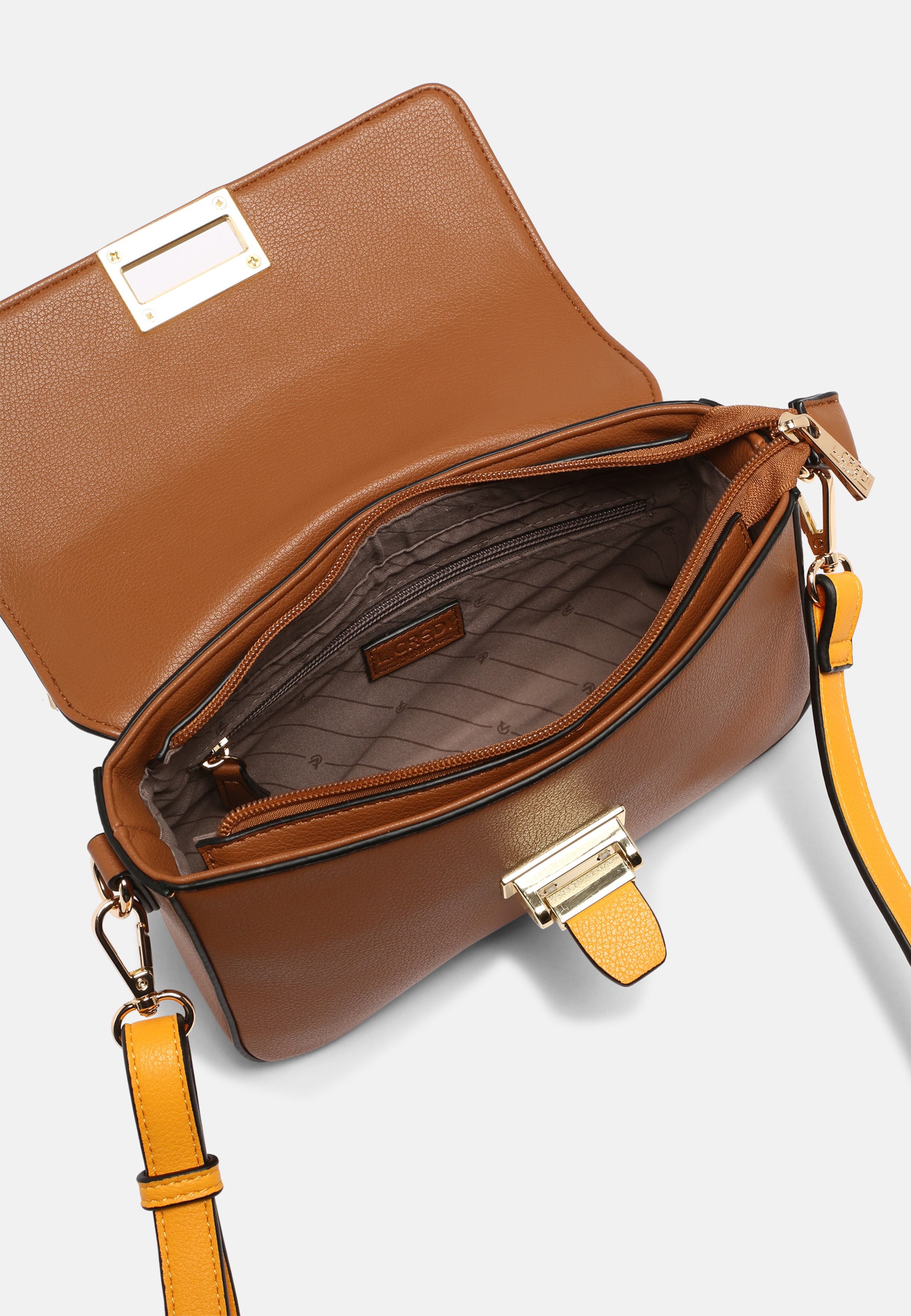 Frauen Taschen & Rucksäcke L.CREDI Henkeltasche 'IBEN' in Beige - XZ94069 Frauen Taschen & Rucksäcke L.CREDI Henkeltasche 'IBEN' in Beige - XZ94069