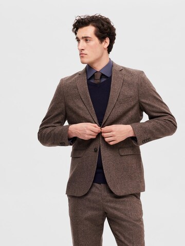 SELECTED HOMME Pulóver 'SLHBERG' - kék