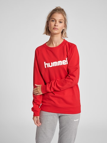 Hummel Athletic Sweatshirt in Red: front