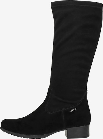 Rieker Boots 'Lange Laarzen' in Black: front