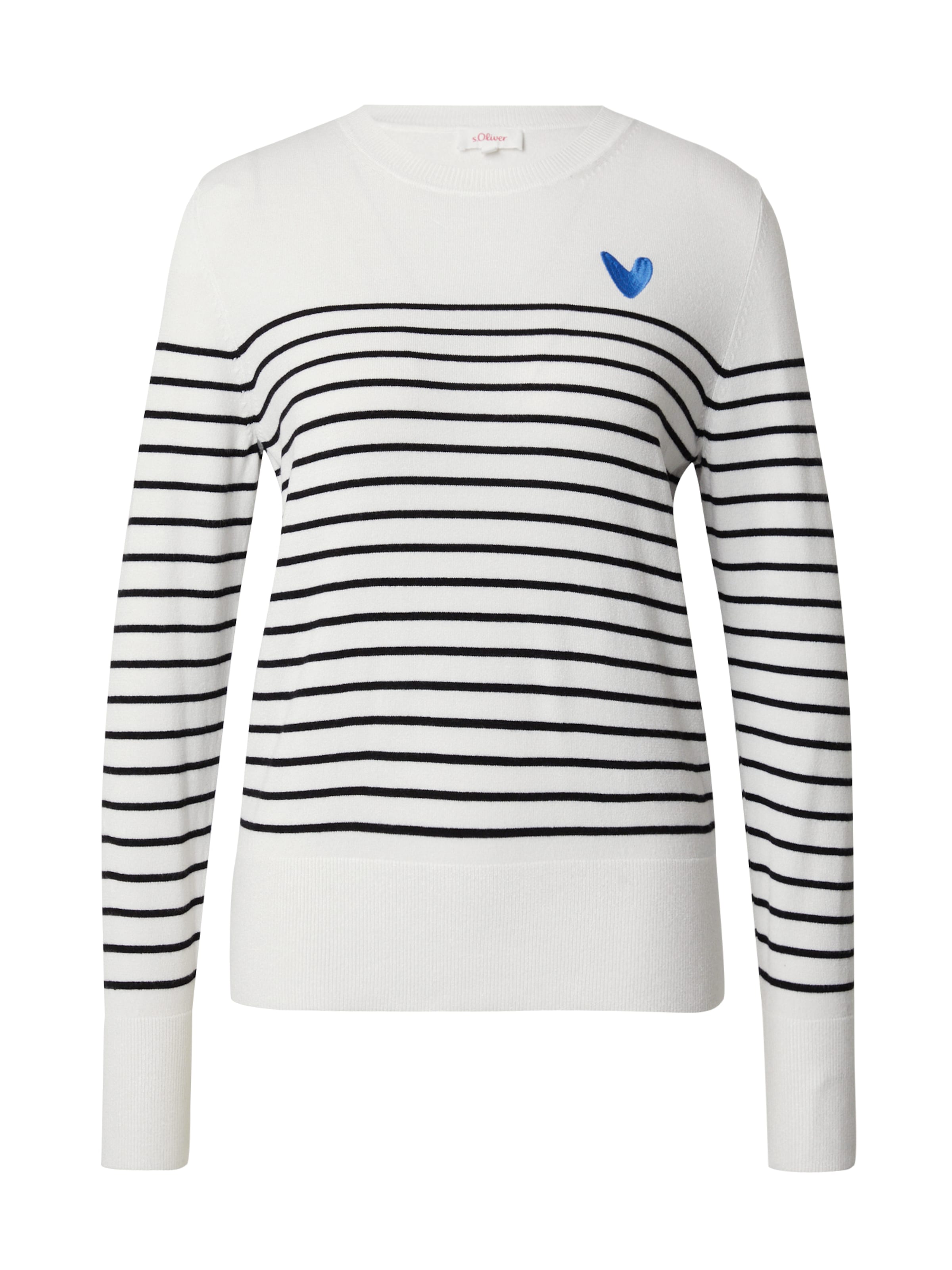 s.Oliver Pullover in Weiß: Vorderseite