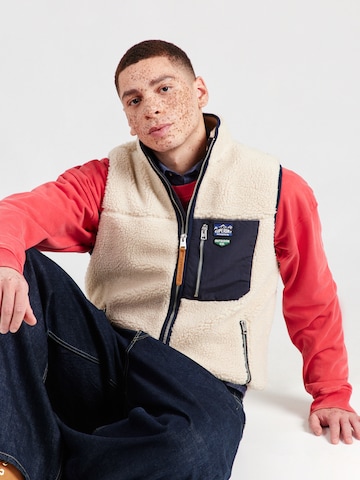 Superdry Vest, värv beež: eest vaates