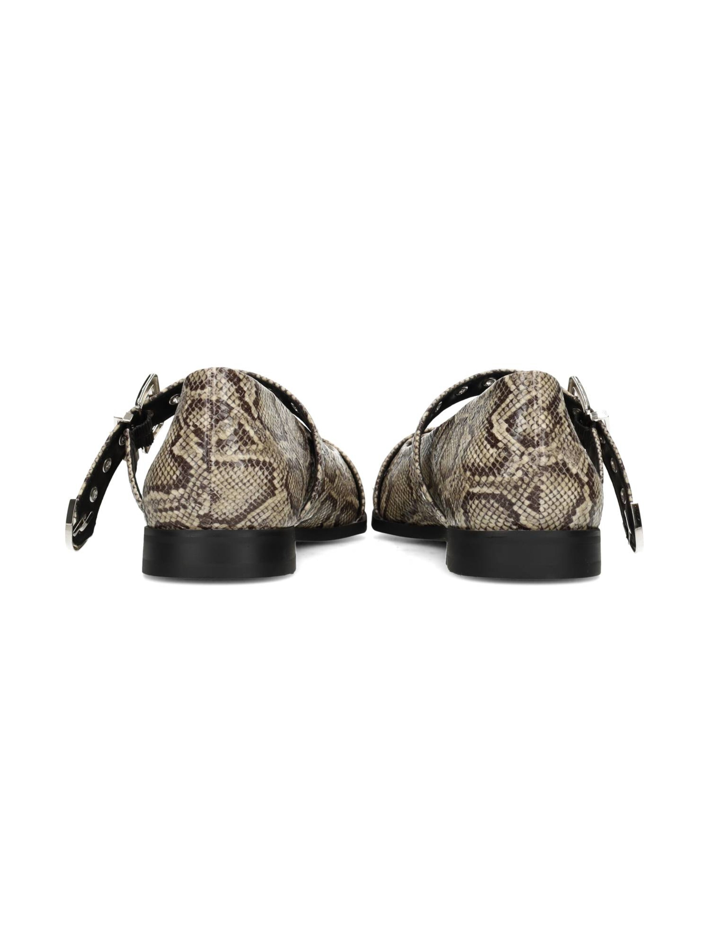 Ballerines à lanières POSH by Poelman en beige