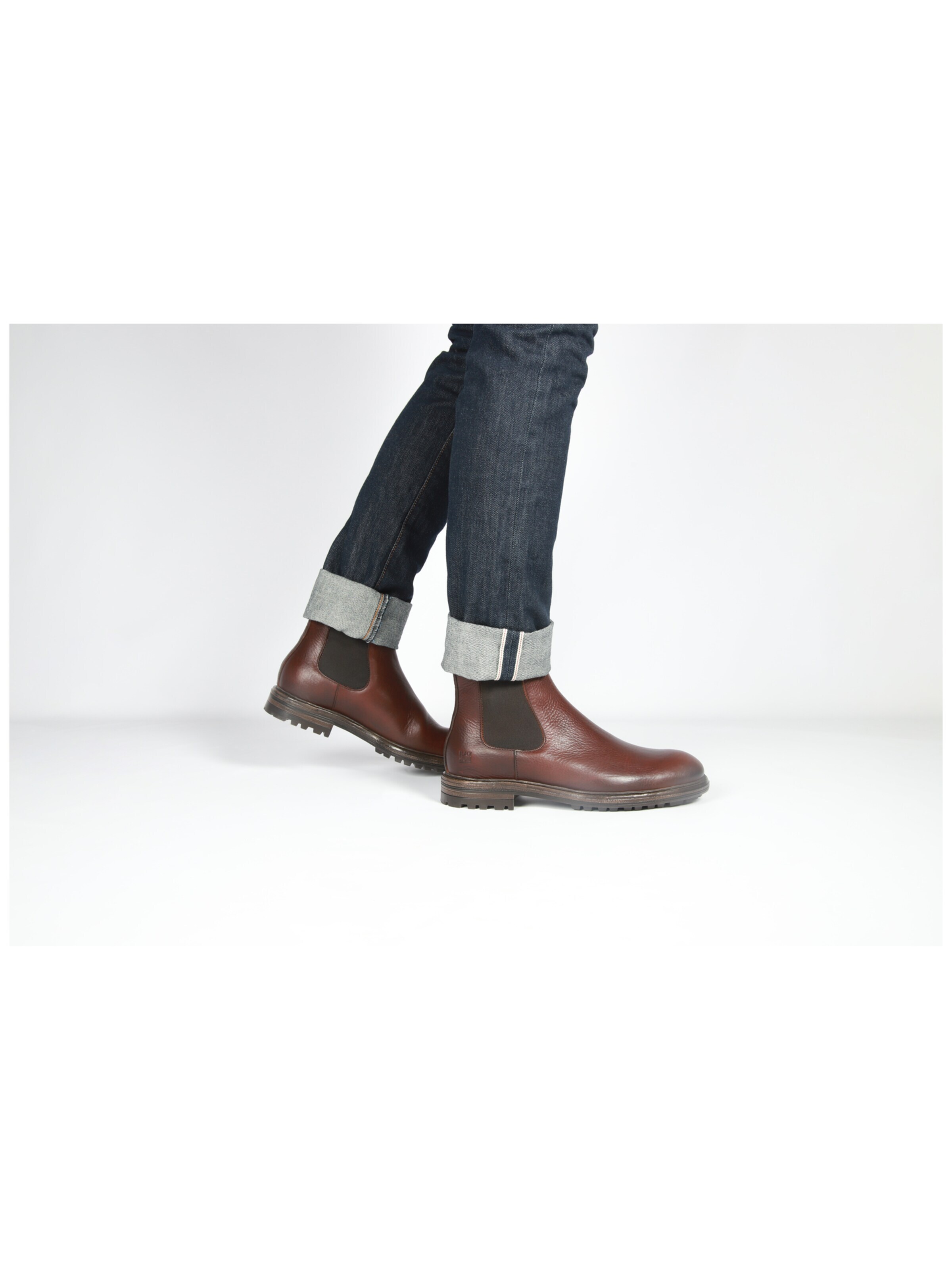 BLACKSTONE - Botas chelsea 'Greg UG13' em castanho