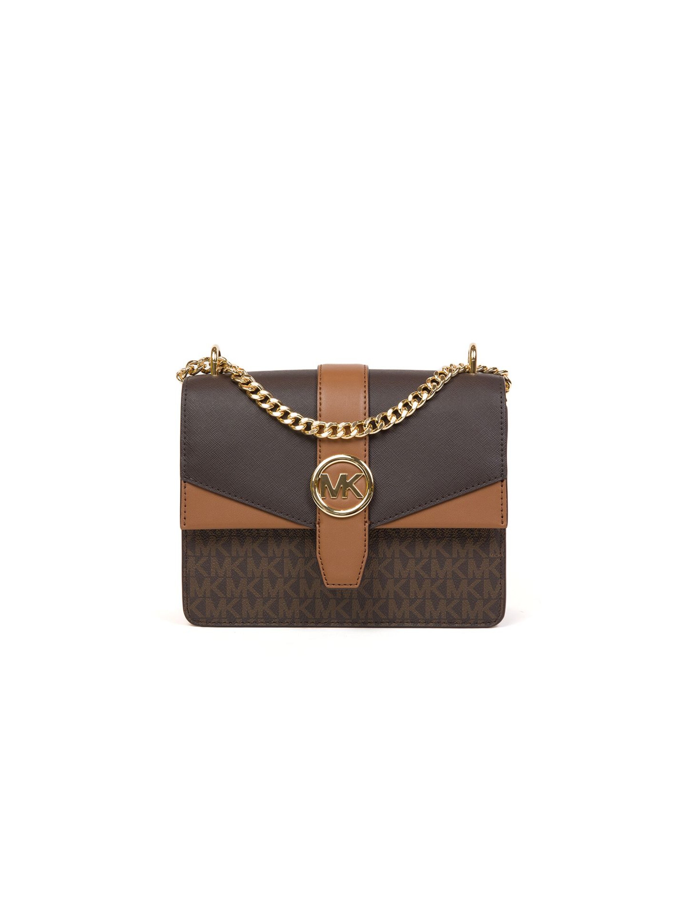 Michael Kors Schoudertas 'Greenwich' in One Size in de kleur Bruin, Productweergave