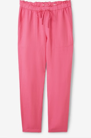 Regular Pantalon TOM TAILOR en rose : devant