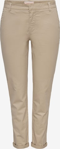 Pantalon chino 'Biana' ONLY en beige : devant