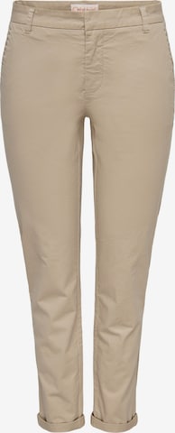 Pantaloni chino 'Biana' di ONLY in beige: frontale