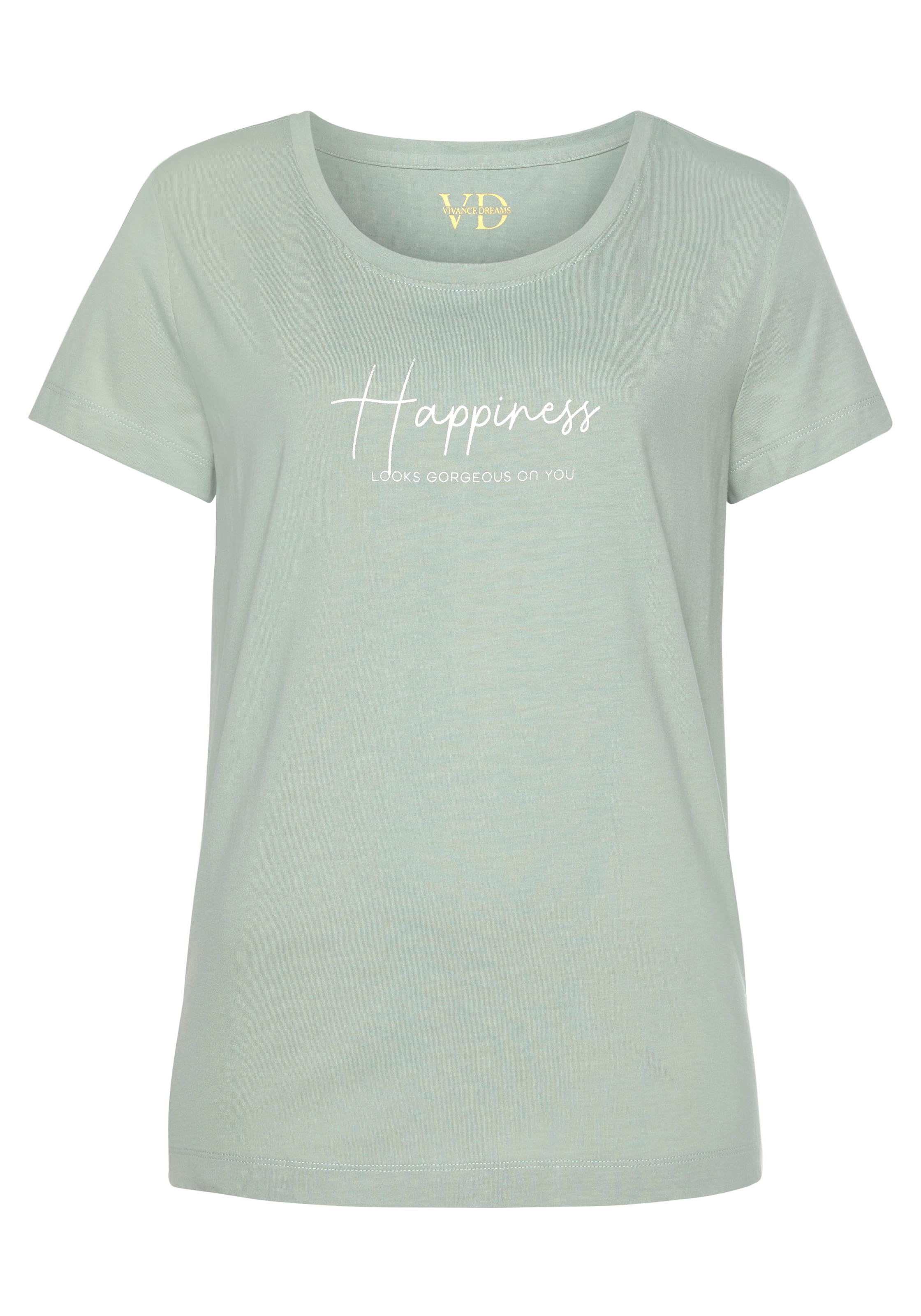 VIVANCE Μπλουζάκι 'Dreams' σε πράσινο: μπροστά