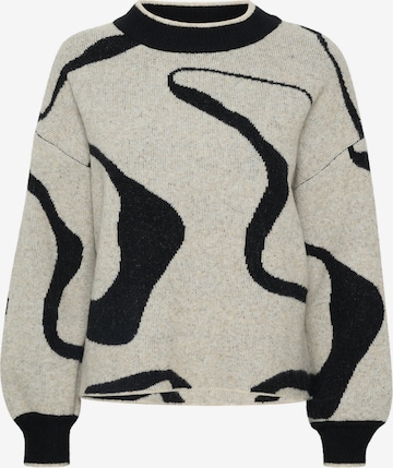 Pull-over 'Wilma' Kaffe en beige : devant