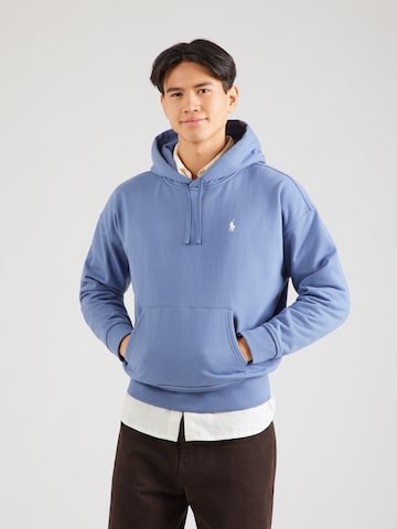 Bluză de molton de la Polo Ralph Lauren pe albastru