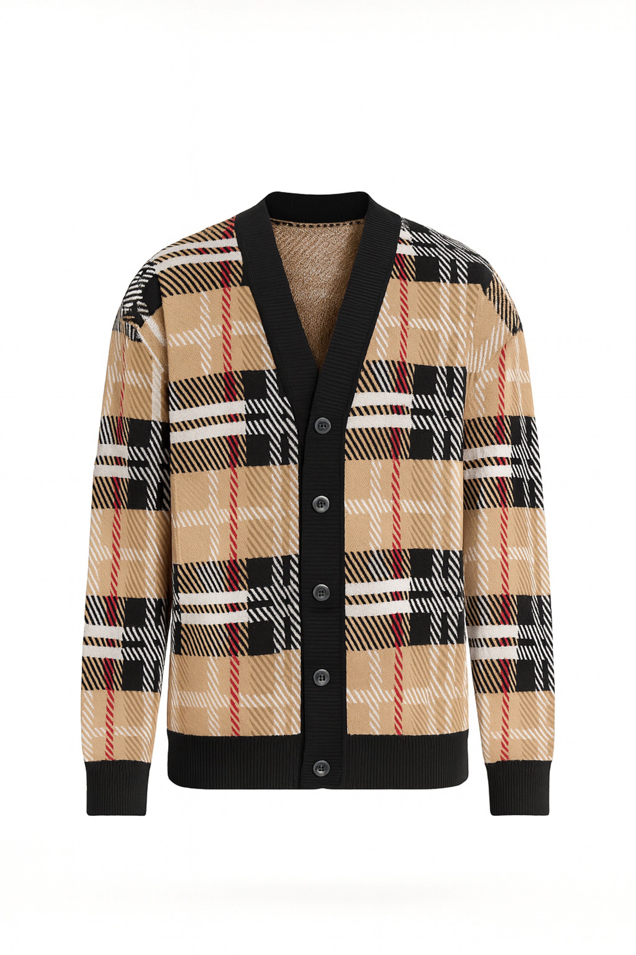 Gianni Kavanagh Strickjacke in Braun: Vorderseite