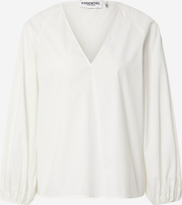 Essentiel Antwerp - Camiseta 'Zelon' en blanco: frente